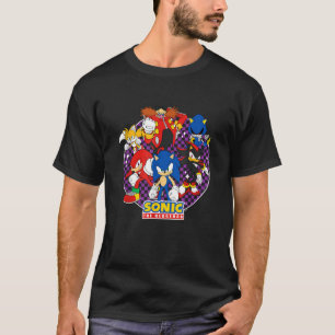 Sonic the Hedgehog Heroes Villains Epic Porträtt T Shirt