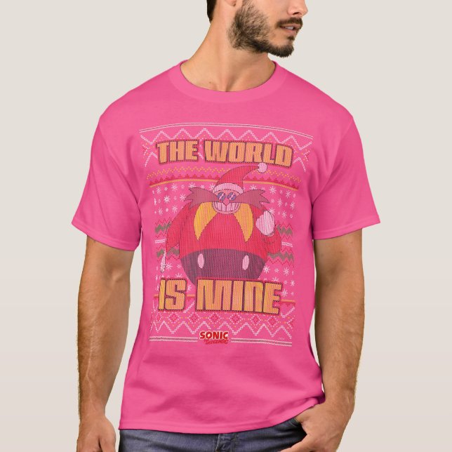 Sonic The Hedgehog jul Doktor Eggman Ugly T Shirt (Framsida)