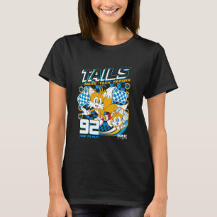 Sonic The Hedgehog Miles 'Svan Prower 92 Tävla T Shirt