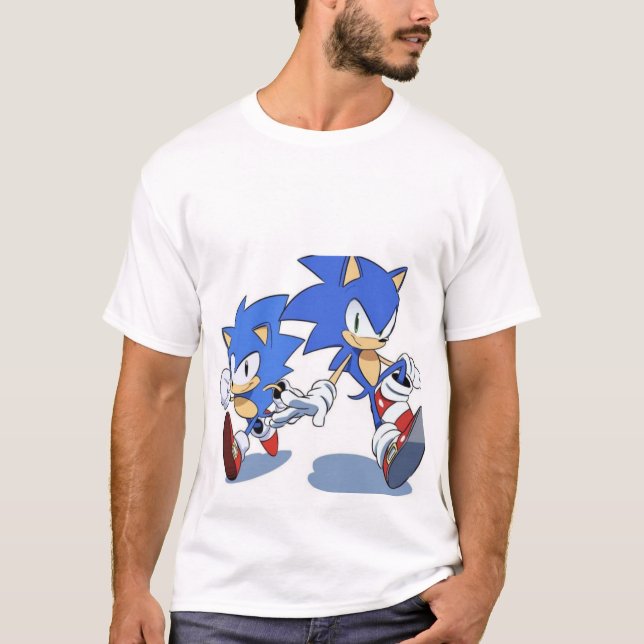 Sonic toppen stars t shirt (Framsida)