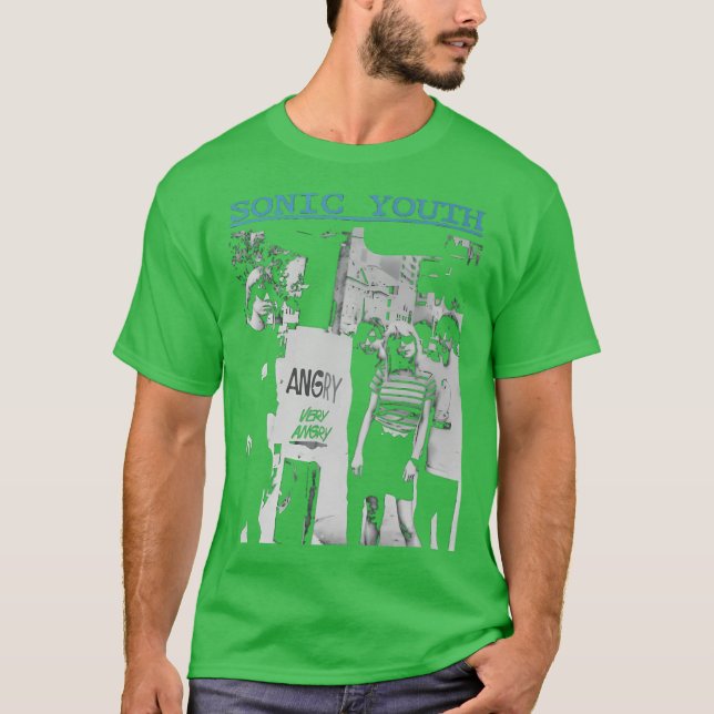Sonic Youth Ilsken mycket arg present T Shirt (Framsida)