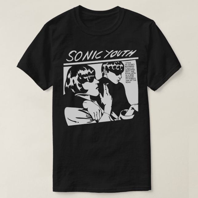Sonicc Youth BandMerchandise T Shirt (Design framsida)