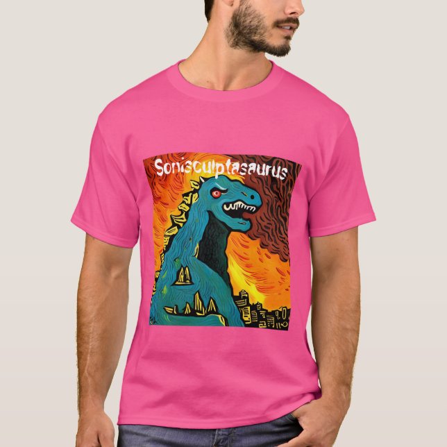 Sonisculptasaurus T Shirt (Framsida)