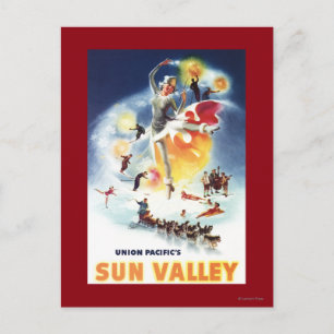 Sonja Henje Montage från Sol Valley Poster Vykort