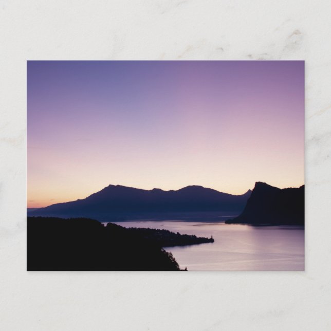 Sonnenaufgang Rigi Schweiz Postkarte Vykort (Framsida)