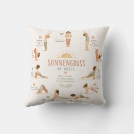Sonnengruß - Kinder Yoga Posen Kudde