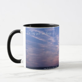 Sonnenuntergang mit Text - Tasse 325ml Mugg
