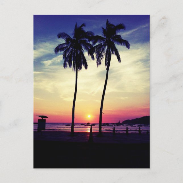 Sonnenuntergang Vykort (Framsida)