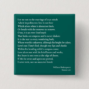 Sonnet 116Låt mig inte gå till sanna hjärnors g Knapp