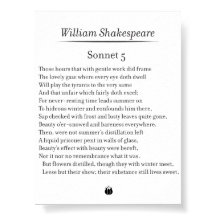 Sonnet 5 av William Shakespeare