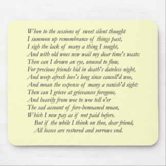 Sonnet nr 30 av William Shakespeare Musmatta