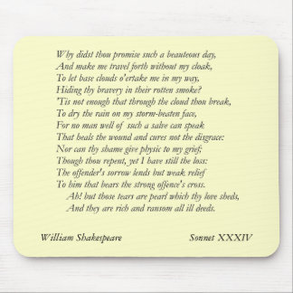 Sonnet nr 34 av William Shakespeare Musmatta