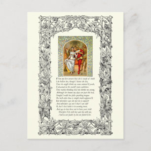 Sonnet Number 138 av William Shakespeare Vykort