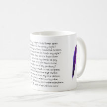 Sonnet Shakespeare 61 | Kaffe med två ton Mugg
