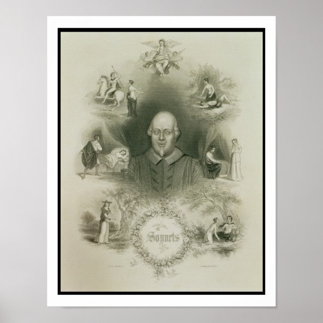 "Sonnets" framkant, från "The Complete" Poster (Framsidan)