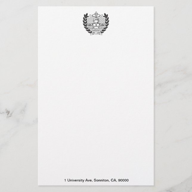 Sonniton brevpapper (Framsida)