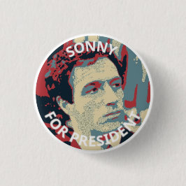 Sonny för President Button Knapp