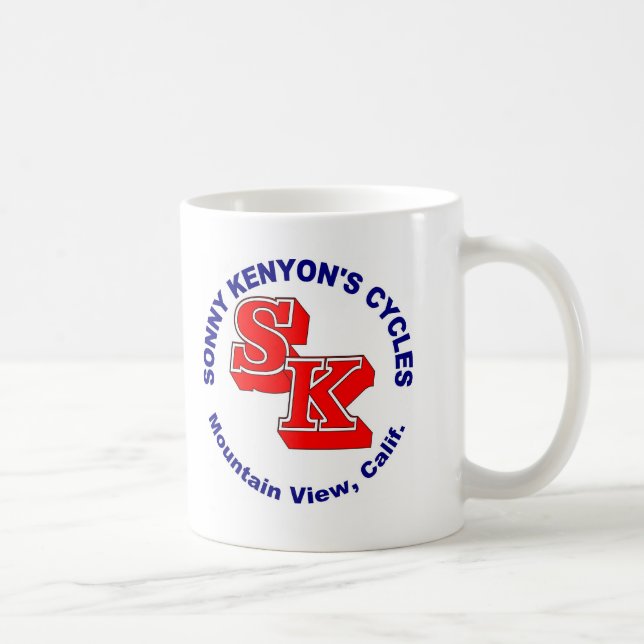 Sonny Kenyon cyklar logotypen Kaffemugg (Höger)