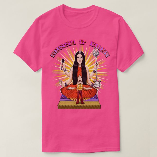 Sonny och Pop guddess gudinna T Shirt (Design framsida)