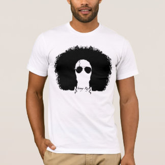 Sonny Rey vit/svart Silhouetteutslagsplats T-shirt