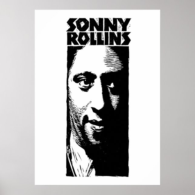 Sonny Rollins Illustrated Poster (Framsidan)