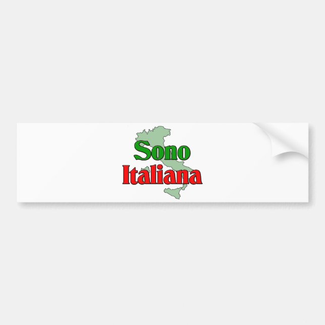 Sono Italiana Bildekal (Framsidan)