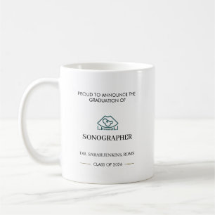 Sonograf-avgångsklass 2026 RDMS-examen Kaffemugg