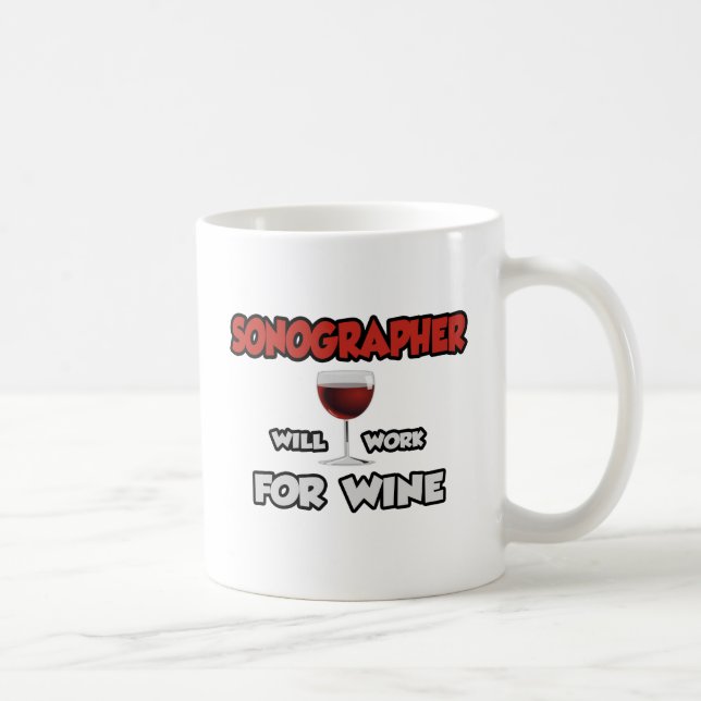Sonograf.. Kommer att arbeta för Vin Kaffemugg (Höger)