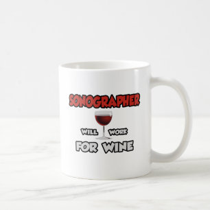Sonograf... Kommer att fungera för Vin Kaffemugg