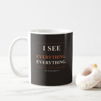 Sonograf-mugg - Jag ser allt - Roligt present Kaffemugg