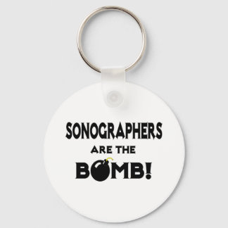 Sonografer är bomben! nyckelring