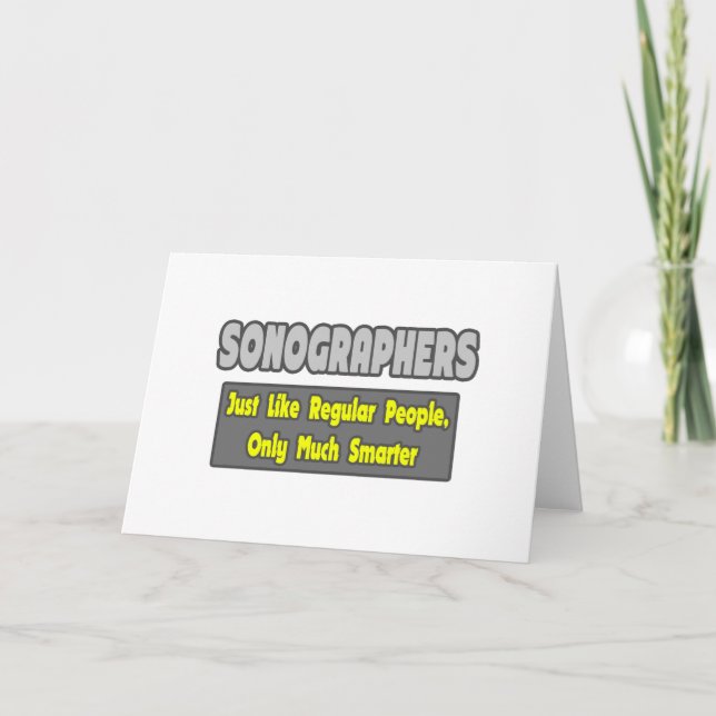 Sonografer...Smartare Kort (Framsida)