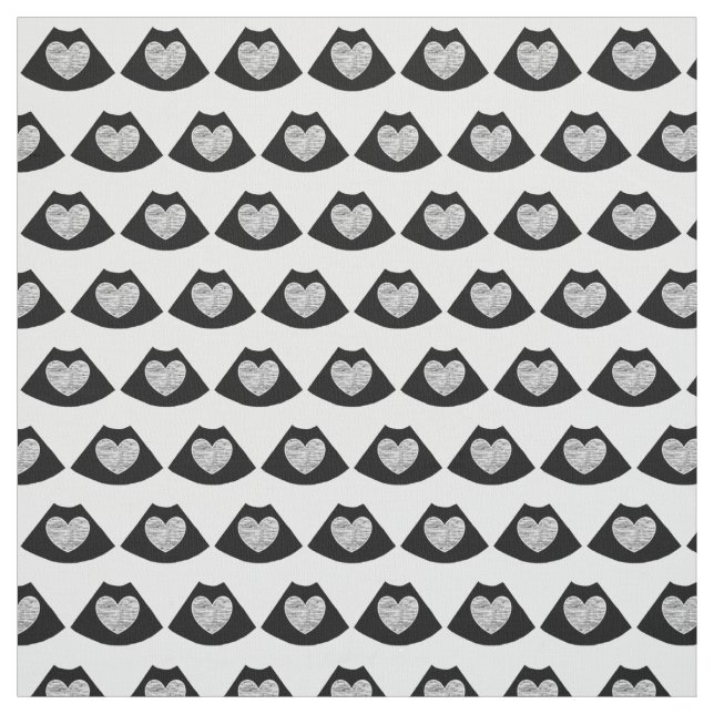 Sonografi Hjärtbomullsväv Tyg (Provkarta)