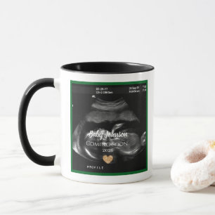 Sonogram Baby Coming Soon Notice for Grandpa Mugg