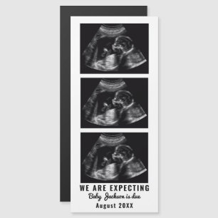 Sonogram Gravid Announcement Photo Booth Strip