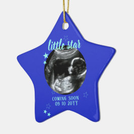 Sonogram Keepsaké Baby Ultrasound Ceramic Ornament