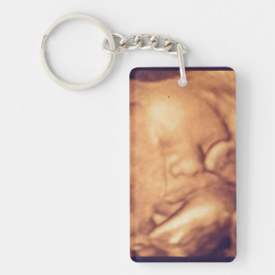 Sonogram New pappa Keychain