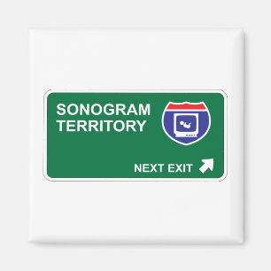 Sonogramen därefter går ut magnet