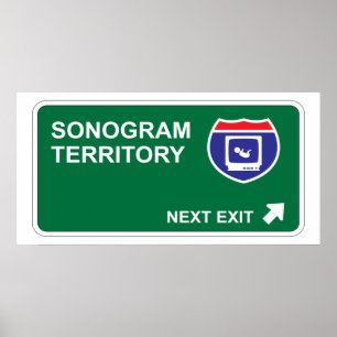 Sonogramen därefter går ut poster