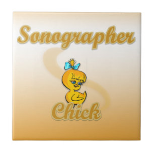Sonographer chick kakelplatta