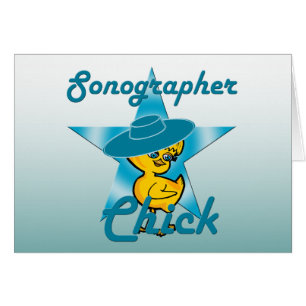 Sonographer-Chick nr 7 Hälsningskort