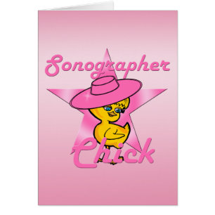 Sonographer-Chick nr 8 Hälsningskort