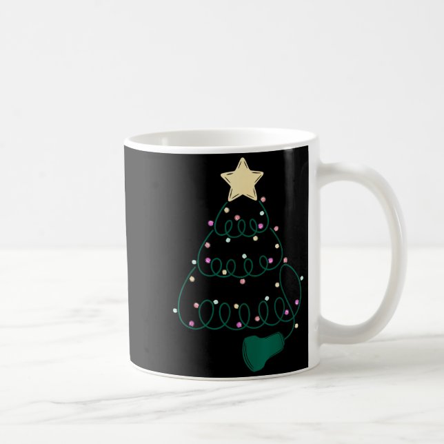 Sonographer Christmas Tree Ultrasound Mfm Sonograp Kaffemugg (Höger)