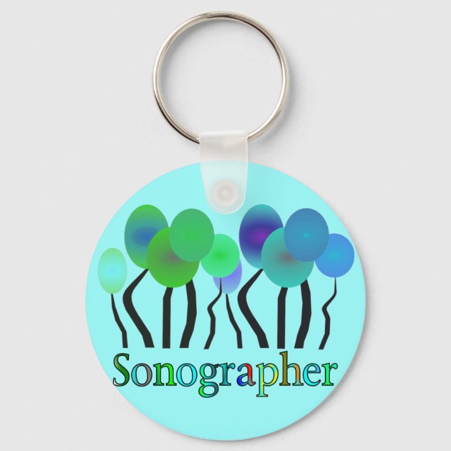 Sonographer Gifts Nyckelring (Framsida)