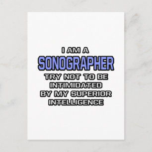 Sonographer Joke ... Överlägsen intelligens Vykort