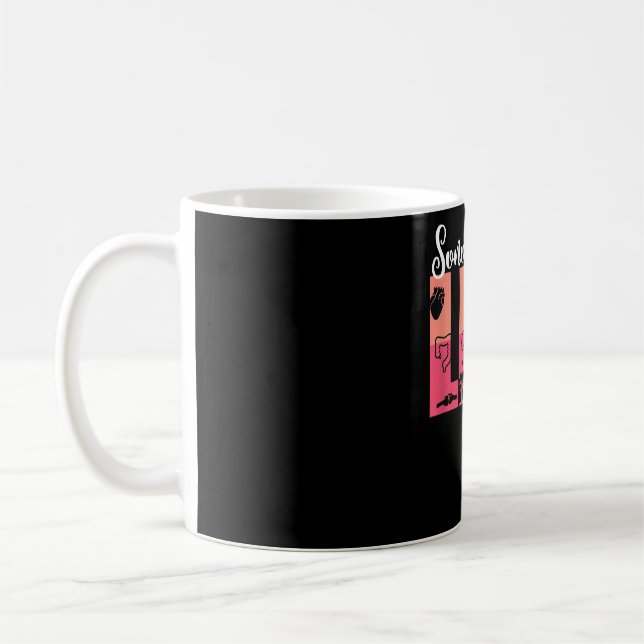 Sonographer Life Technician Proud Ultrasound Docto Kaffemugg (Vänster)