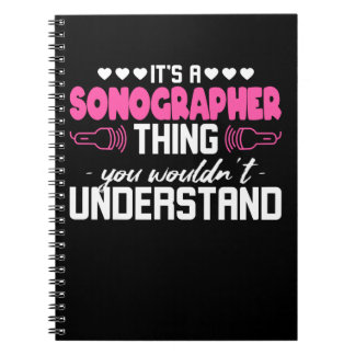 Sonographer Sonography Sak Anteckningsbok