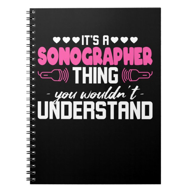 Sonographer Sonography Sak Anteckningsbok (Framsidan)