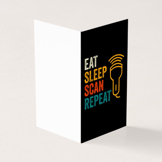 Sonographer Sonography Scan Kort (Utsida)