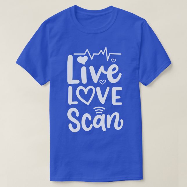 Sonographer Ultrasound Tech T Shirt (Design framsida)